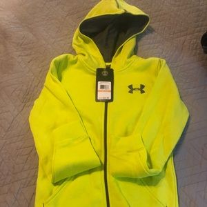 Boys under armour zip up